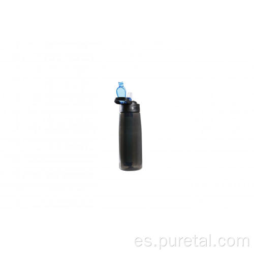 botella de filtro de agua de supervivencia para acampar al aire libre